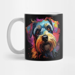 Miniature Schnauzer Rainbow Mug